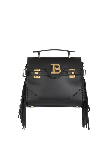 Smooth leather B-Buzz 23 bag with fringe